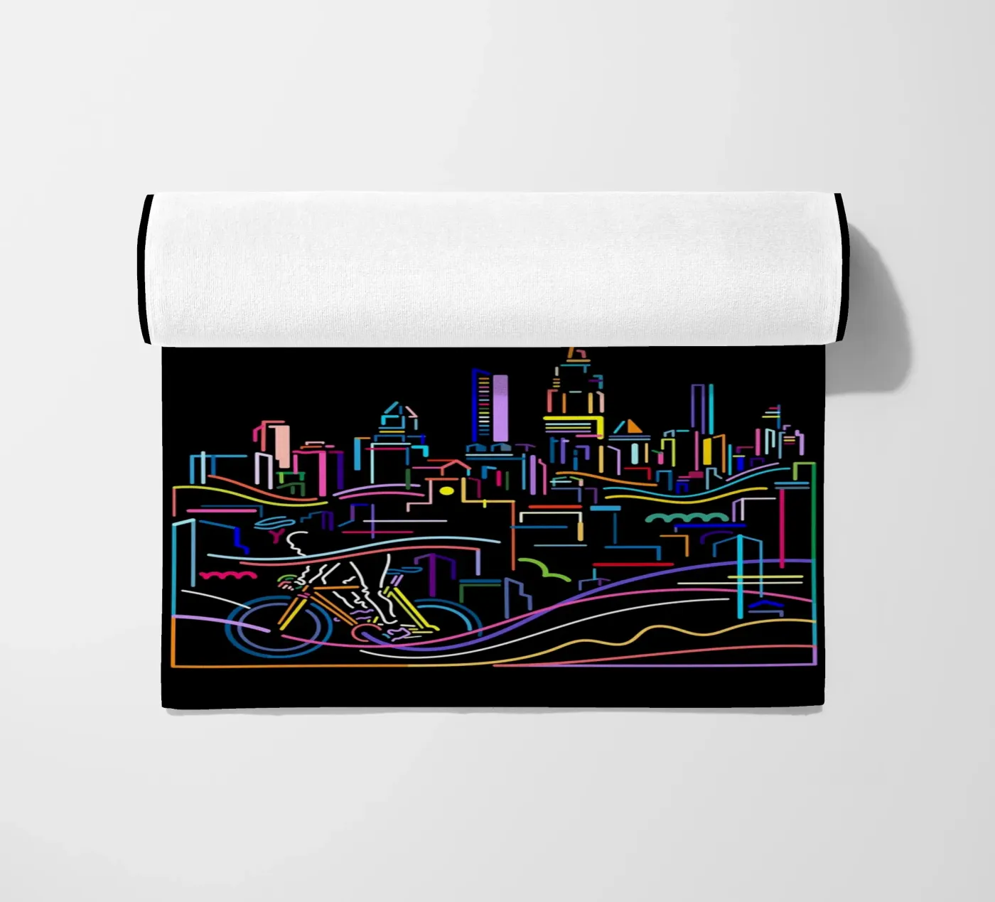 Città interna telo mare da The Cyclist