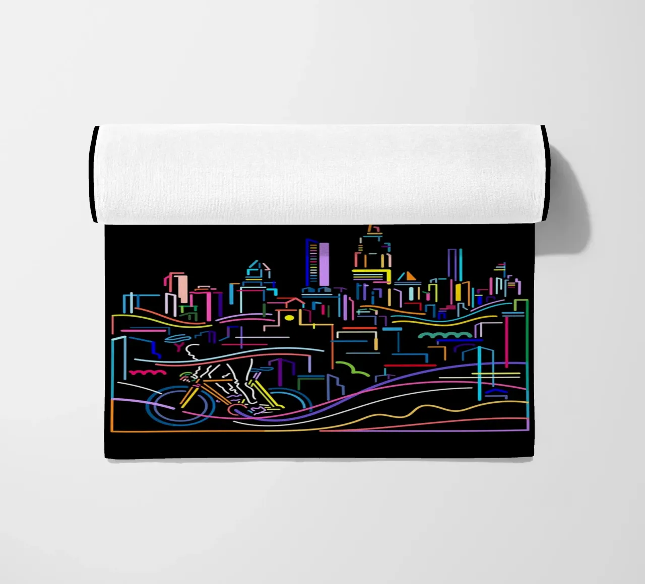 Città interna telo mare da The Cyclist