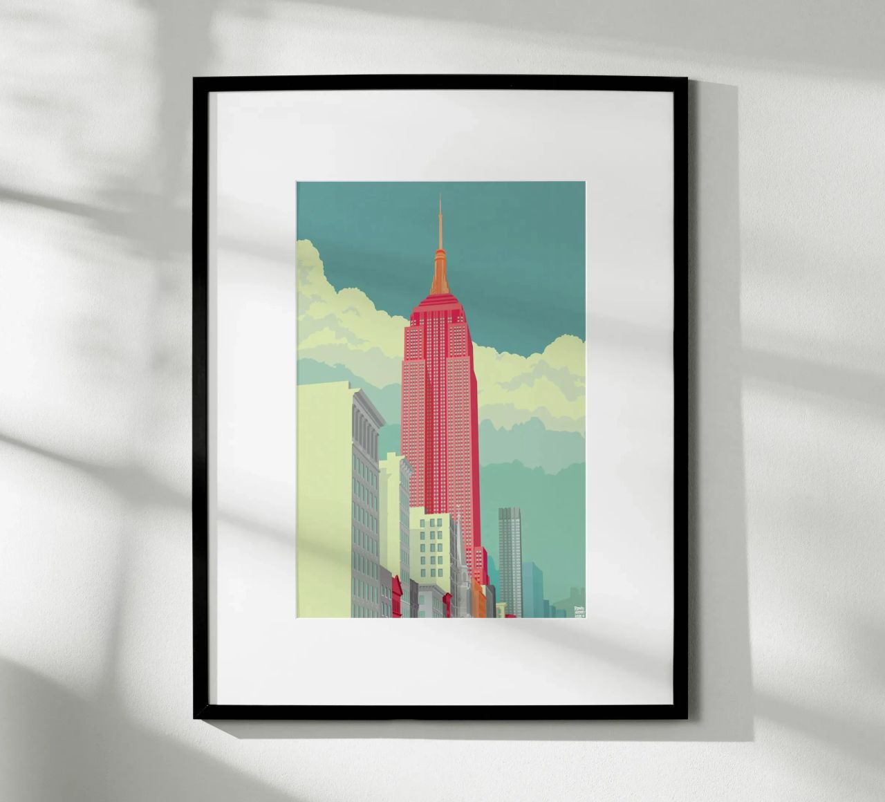 5th Avenue New York City poster de Remko Heemskerk