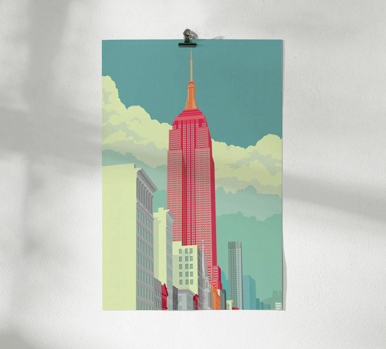 5th Avenue New York City poster de Remko Heemskerk