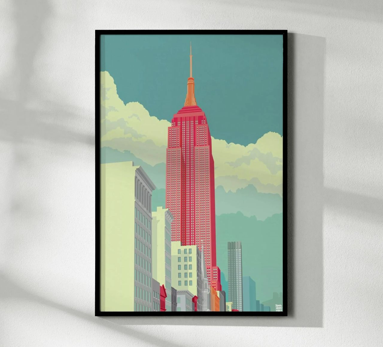 5th Avenue New York City poster de Remko Heemskerk