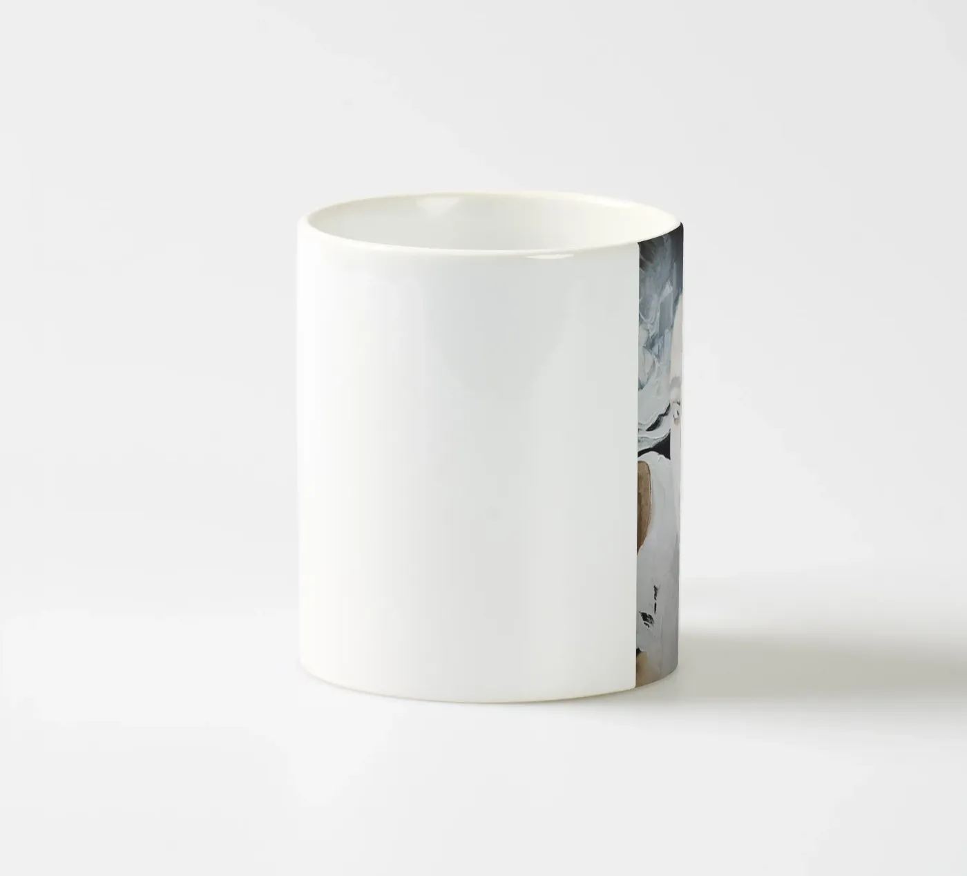 abstract portrait ceramic mug by dada22