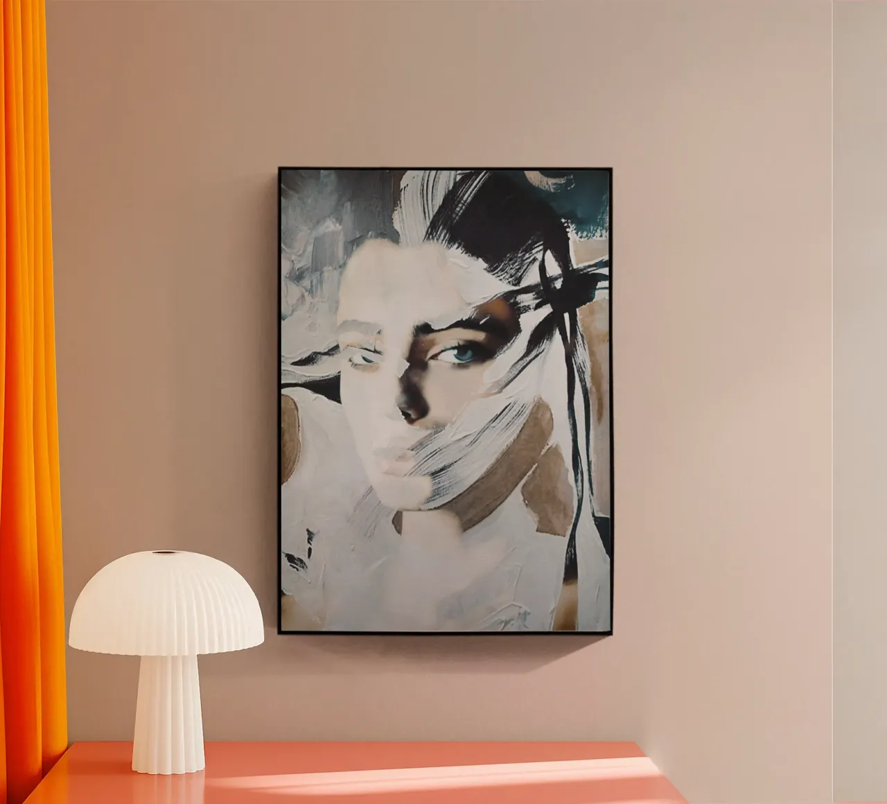 abstract portrait plexiglass da dada22