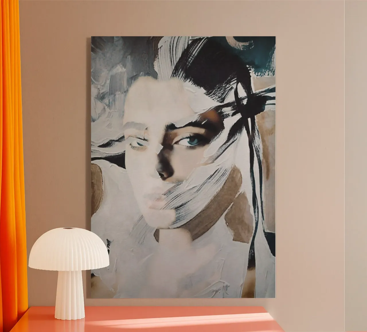 abstract portrait acrylic glass by dada22