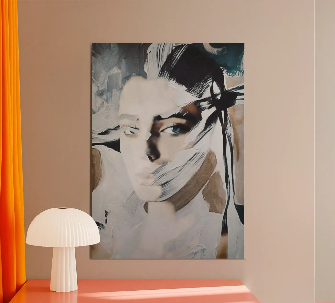 abstract portrait poster de dada22