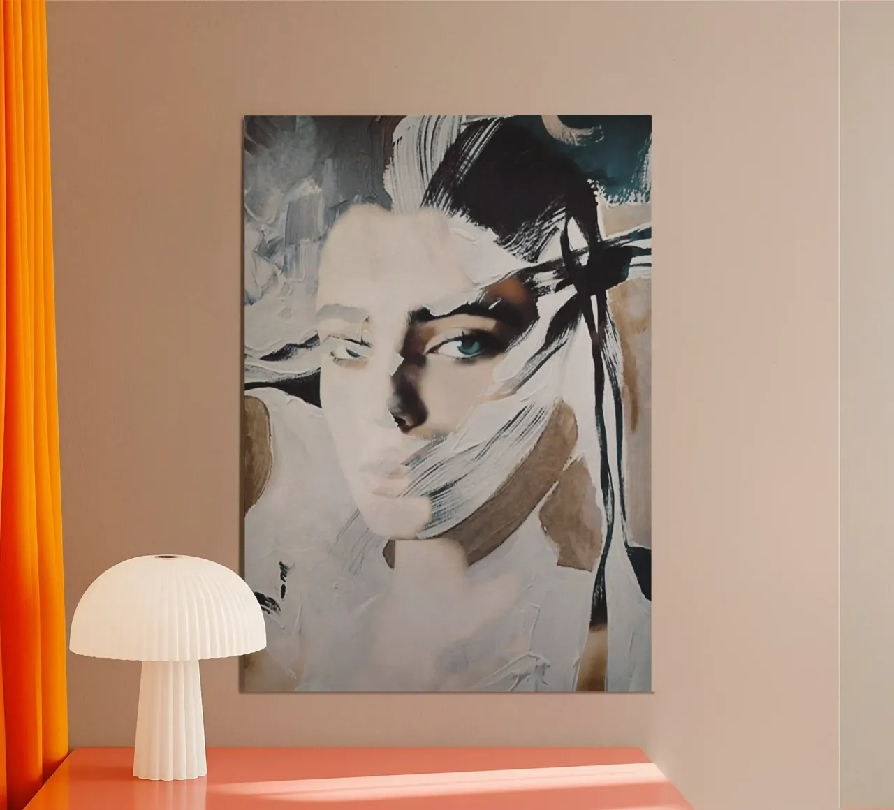 ritratto astratto poster da dada22