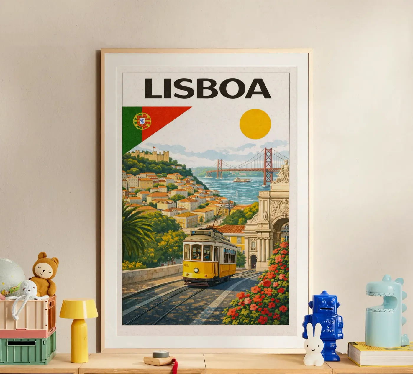 Lisboa poster da HomeTraveller