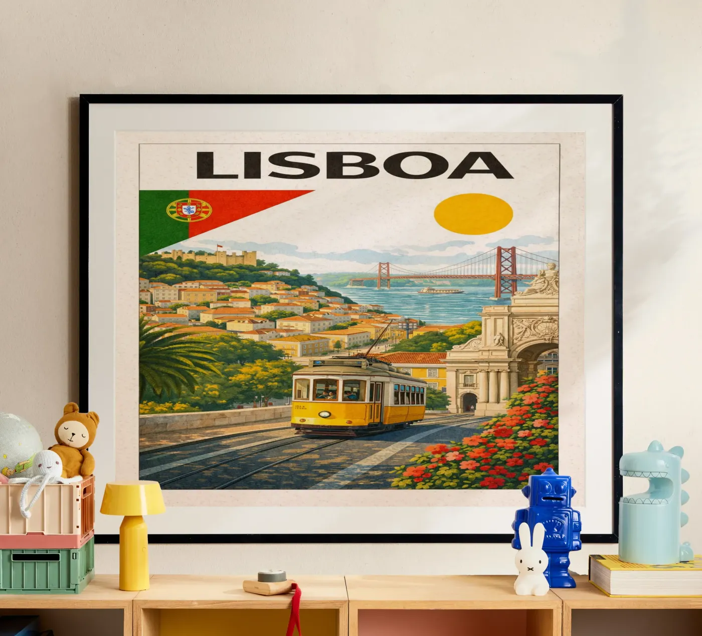 Lisboa poster da HomeTraveller