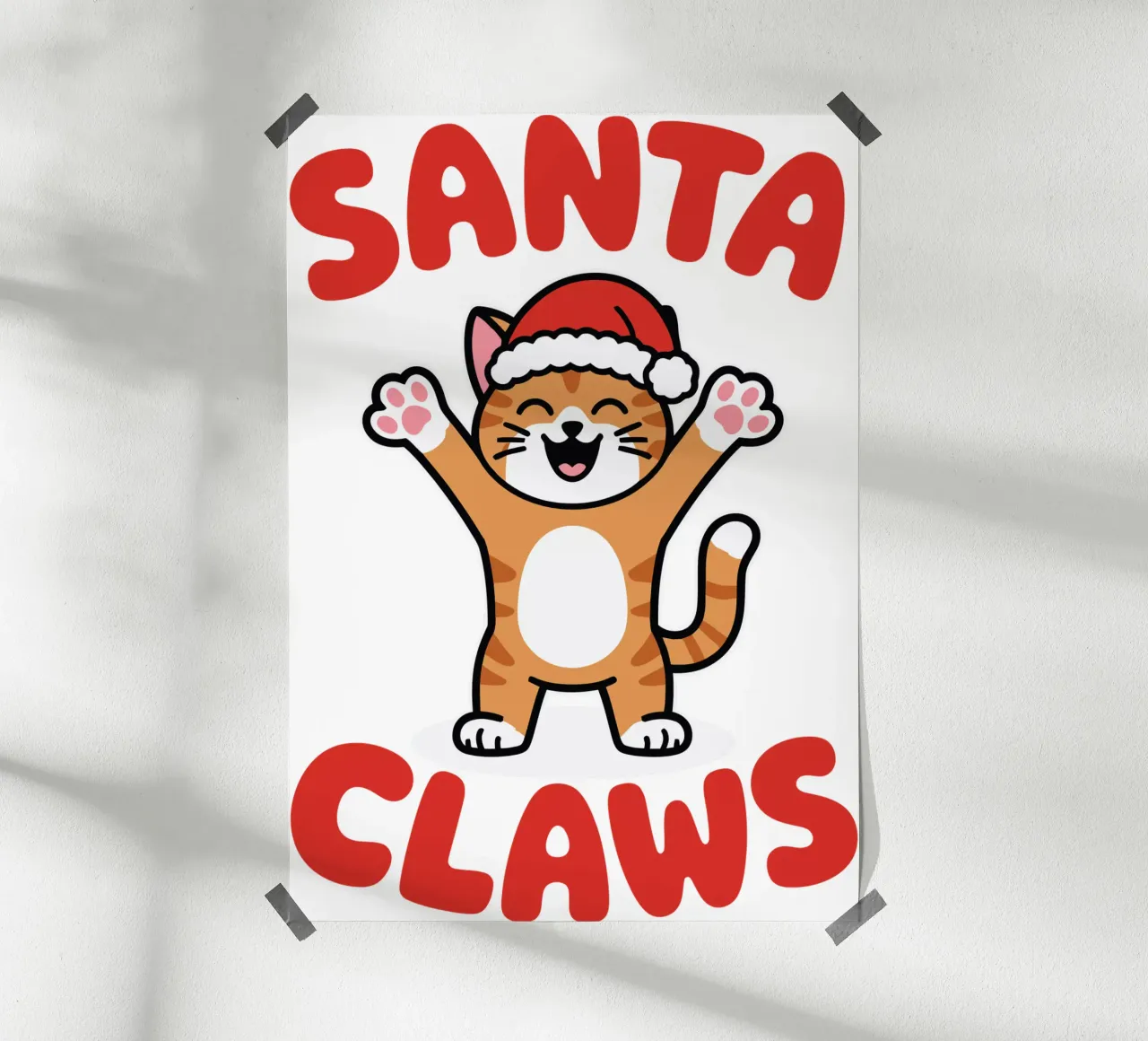 Santa Claws poster da edsonramosart