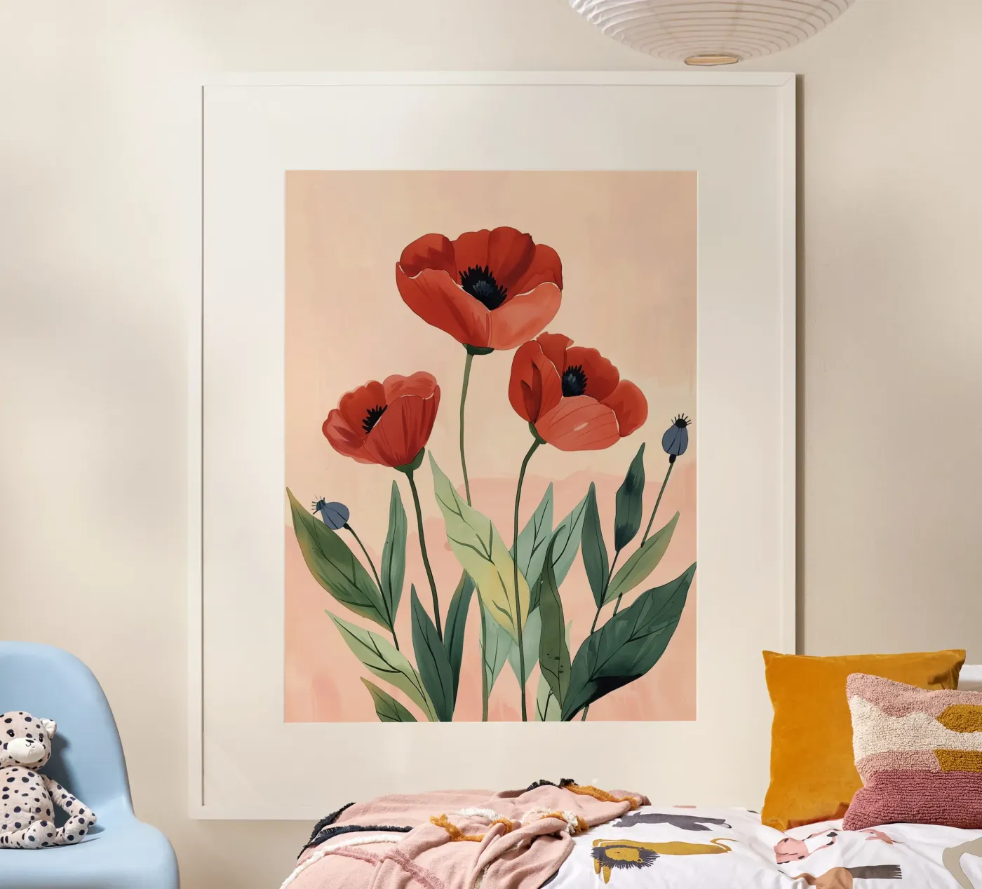 Soft Poppies poster by softsoul