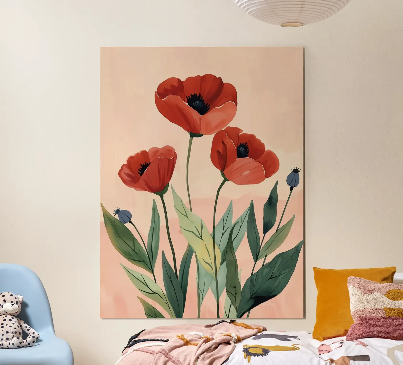 Soft Poppies poster by softsoul