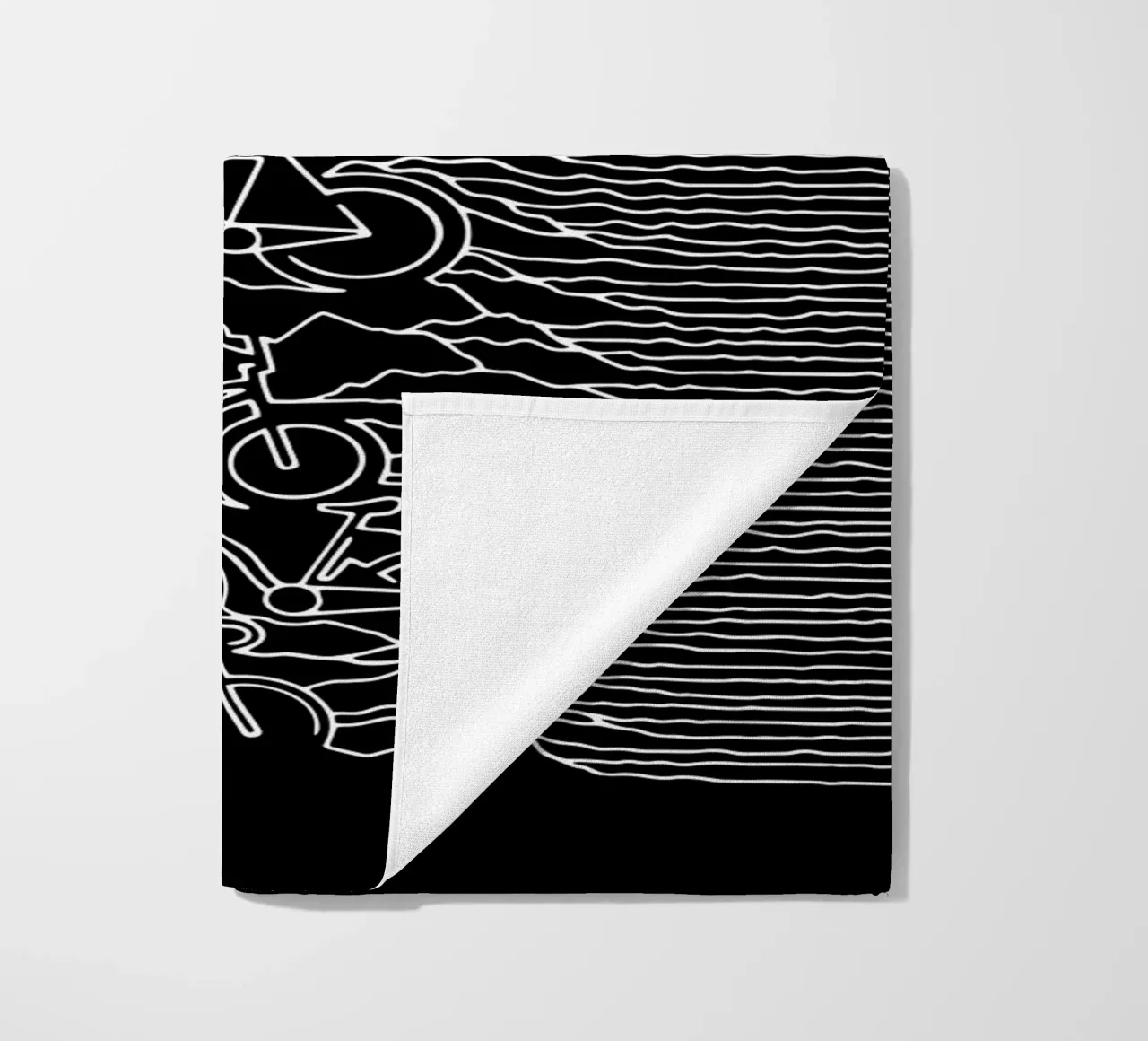 Bike division beach towel by The Cyclist