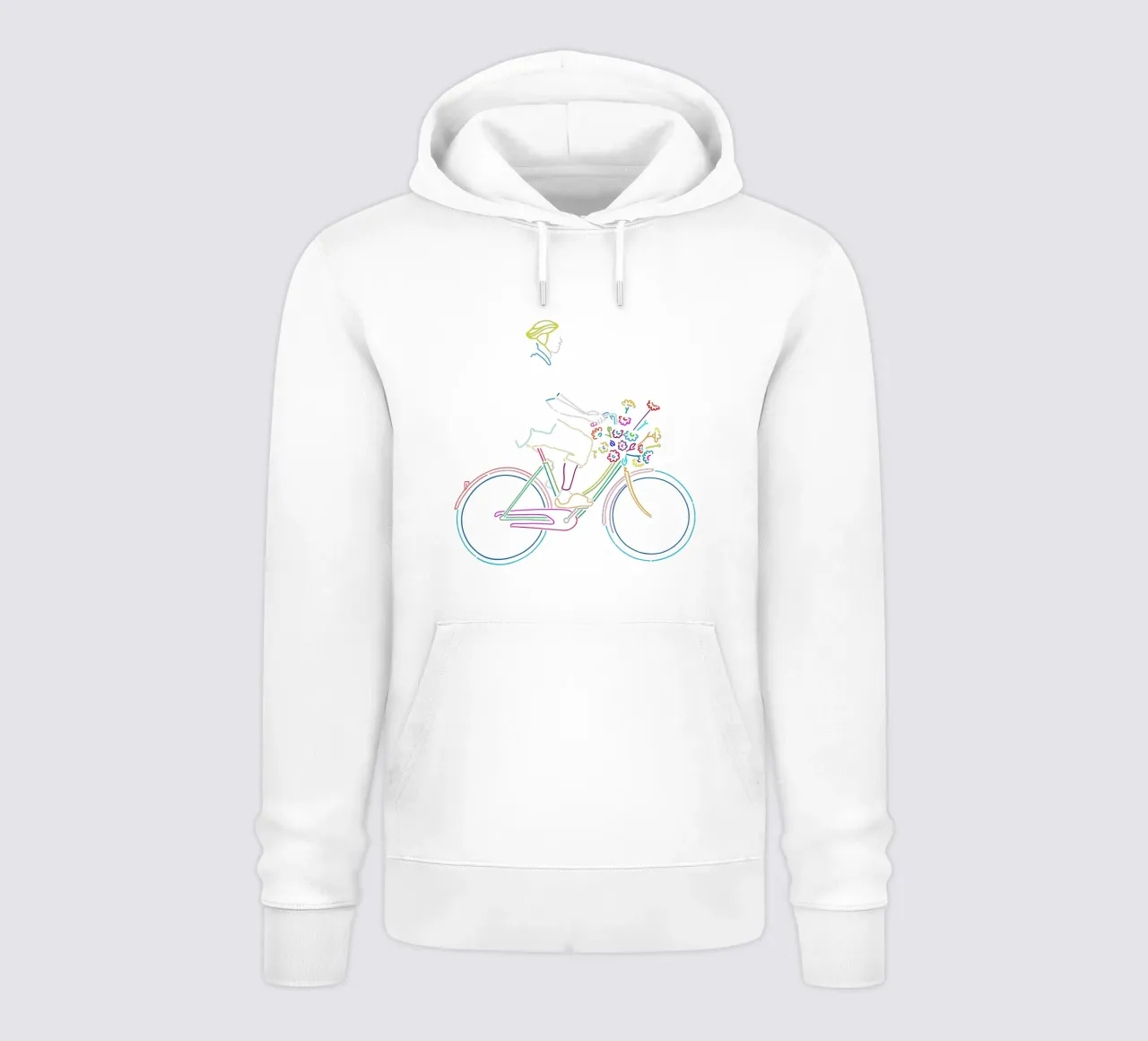 Cavalcare con i fiori felpa con cappuccio da The Cyclist