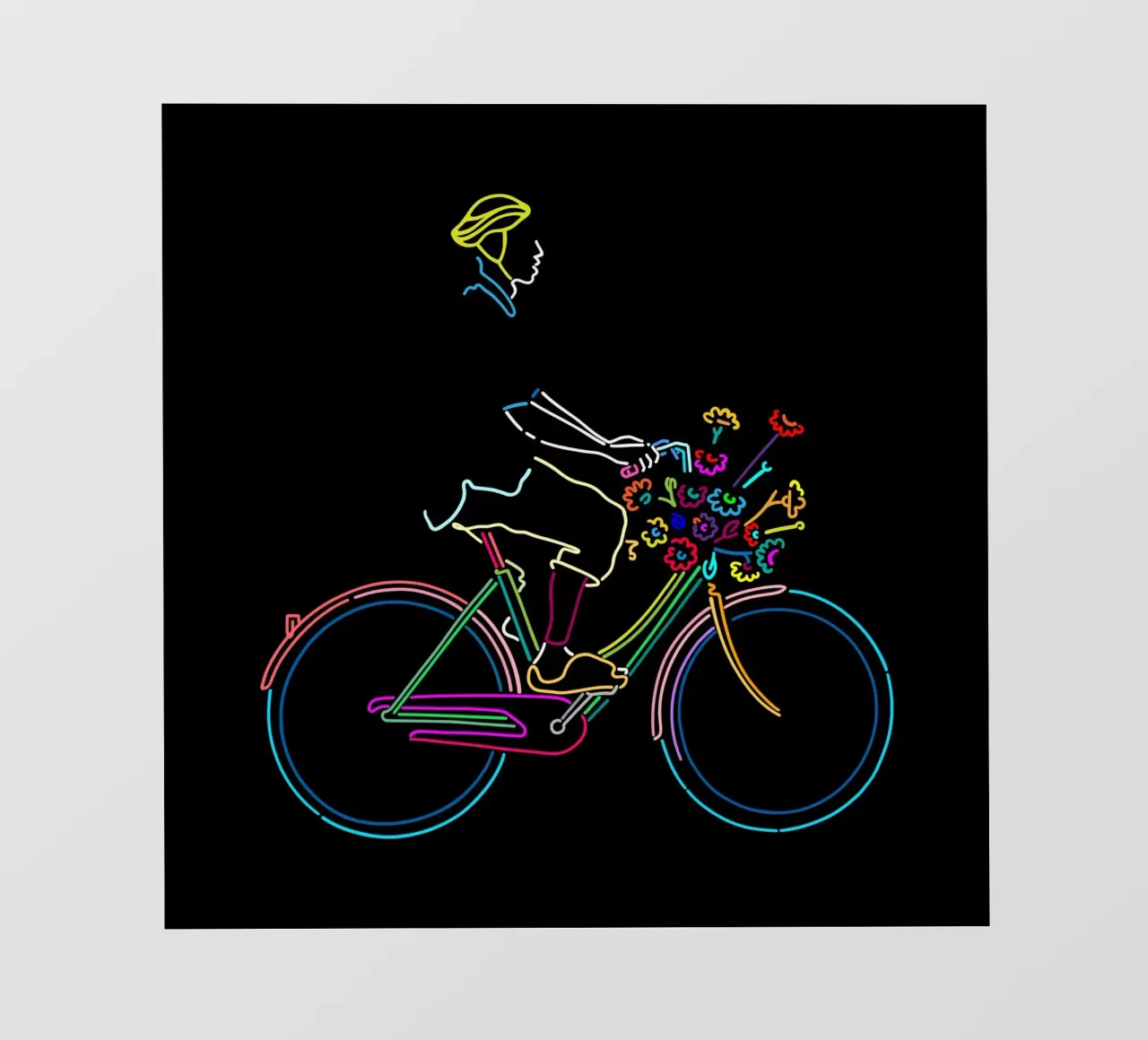 Cavalcare con i fiori pellicola backlit da The Cyclist
