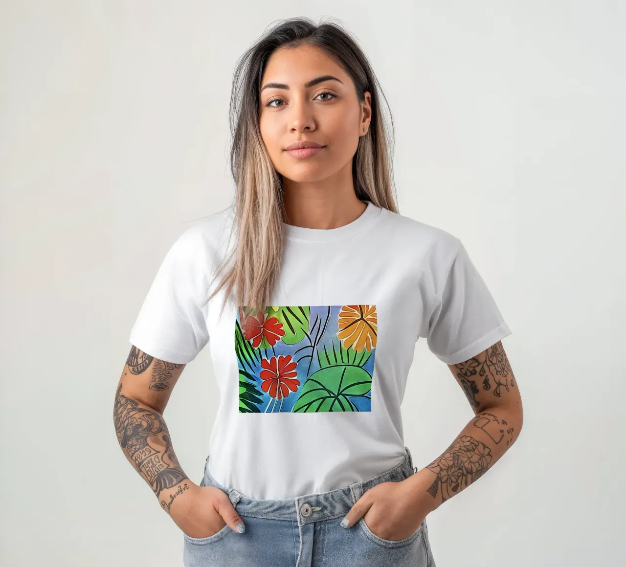 Colori dei fiori t-shirt da ZAMART