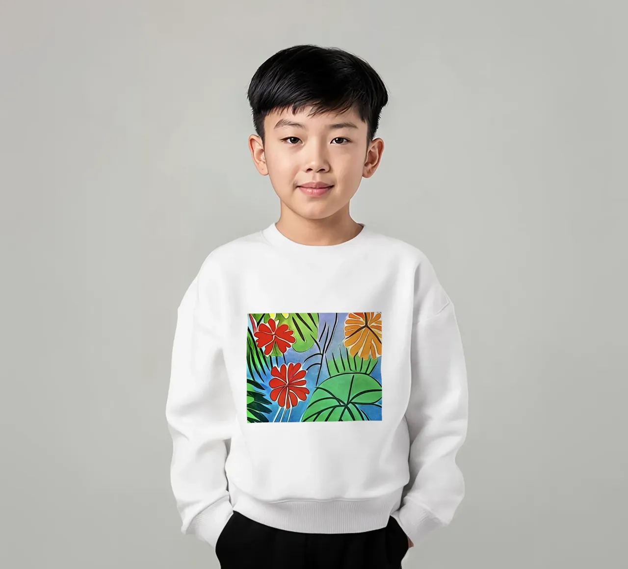 Colori dei fiori felpa bambino da ZAMART