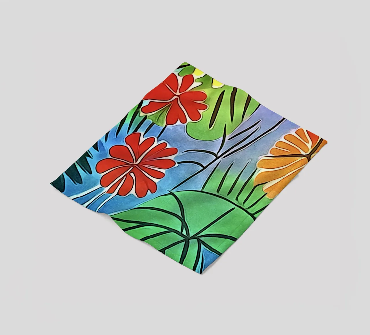 Colori dei fiori coperta in pile da ZAMART
