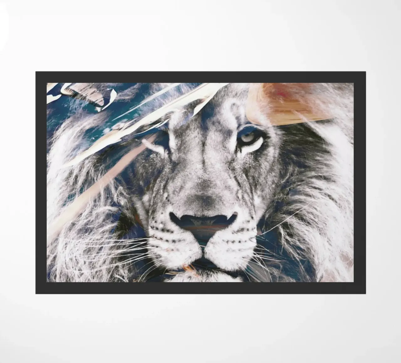 LEEUW 6 deurmat van dada22