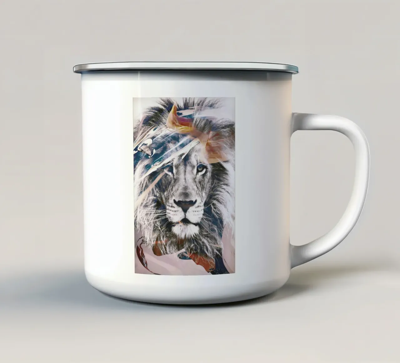 LEONE 6 tazza in smalto da dada22