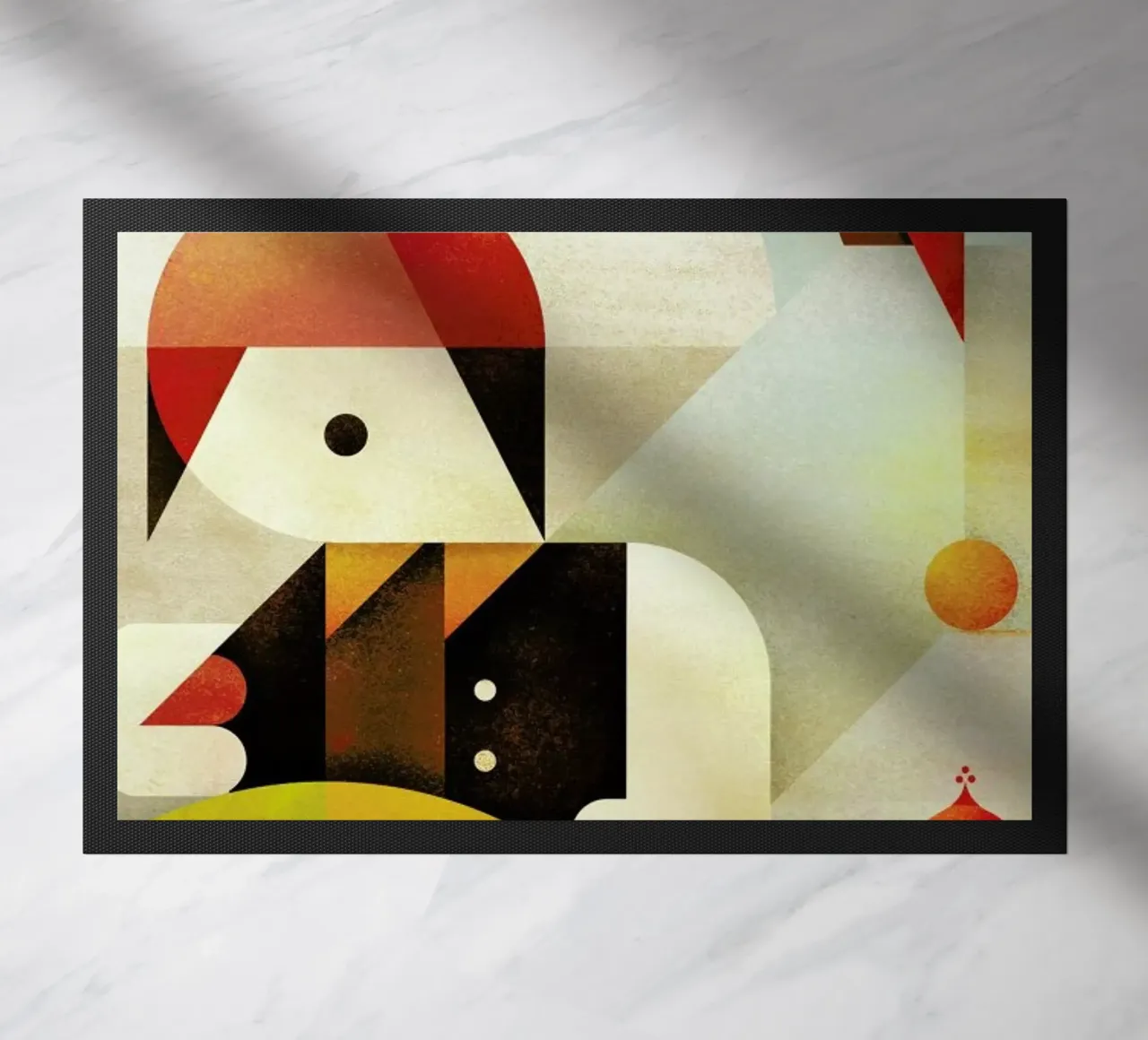 Birdman doormat by Antony Squizzato