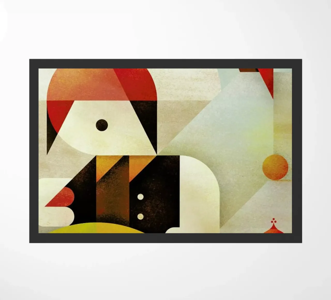 Birdman doormat by Antony Squizzato