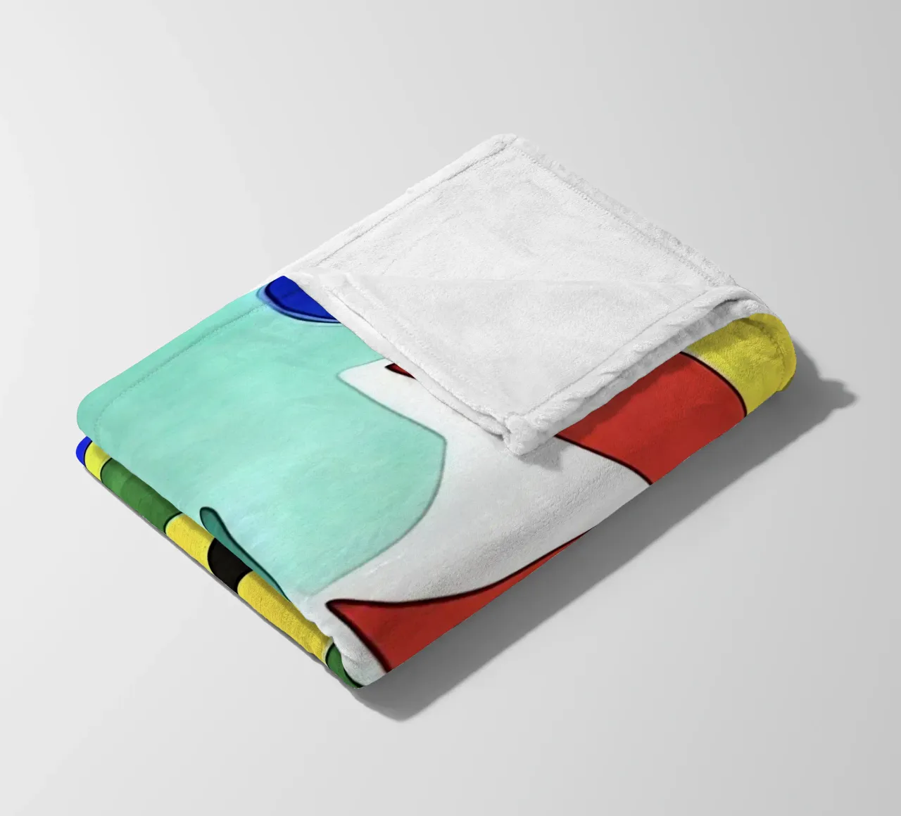 Foglie colorate coperta in pile da ZAMART
