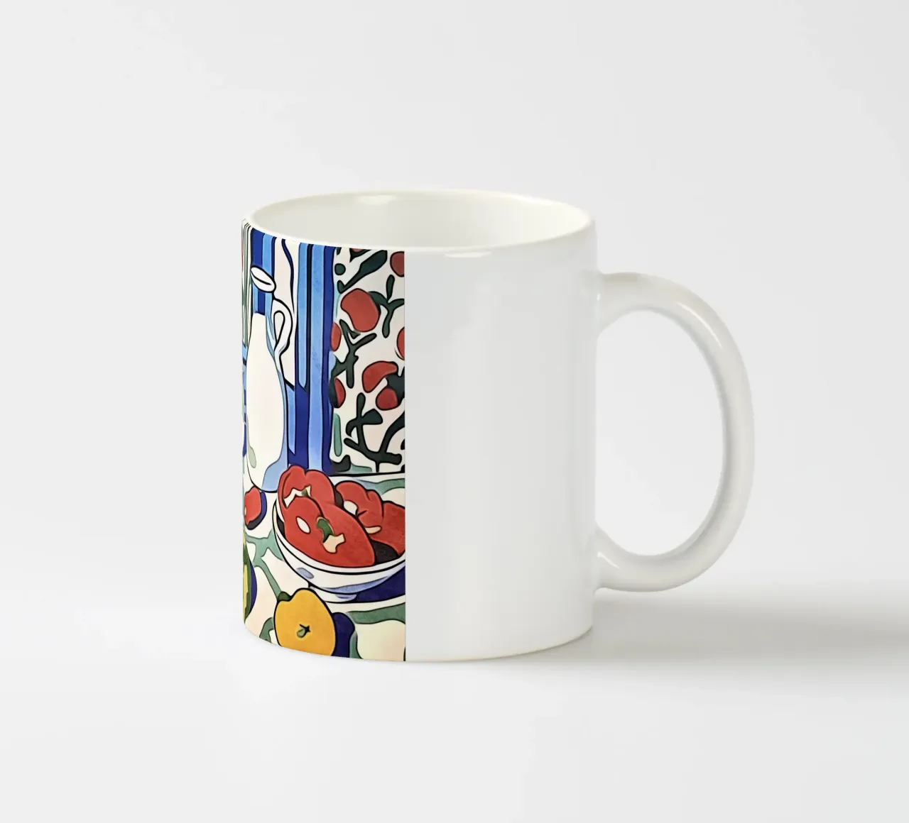 Frutta e verdura sul tavolo della cucina tazza in ceramica da ZAMART