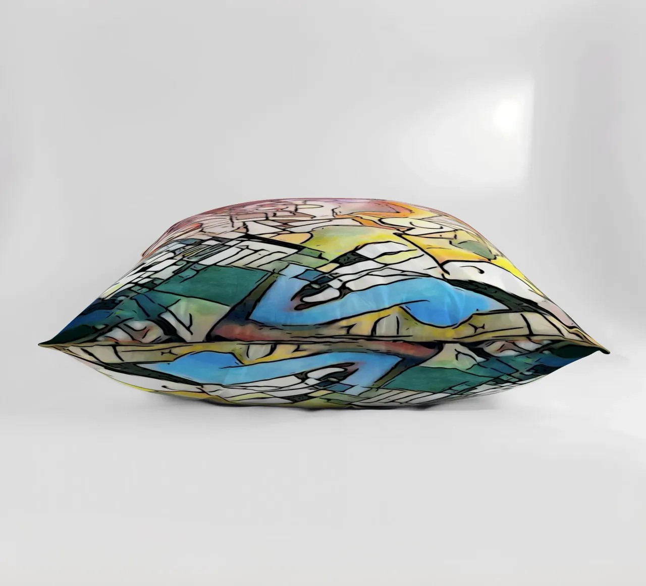 Homage to Picasso - The Women decorative cushion by ZAMART