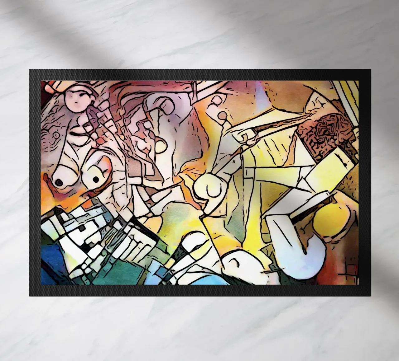 Hommage aan Picasso - De vrouwen deurmat van ZAMART