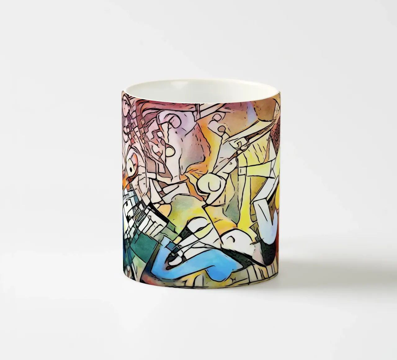 Hommage an Picasso - Die Frauen Keramik Tasse von ZAMART
