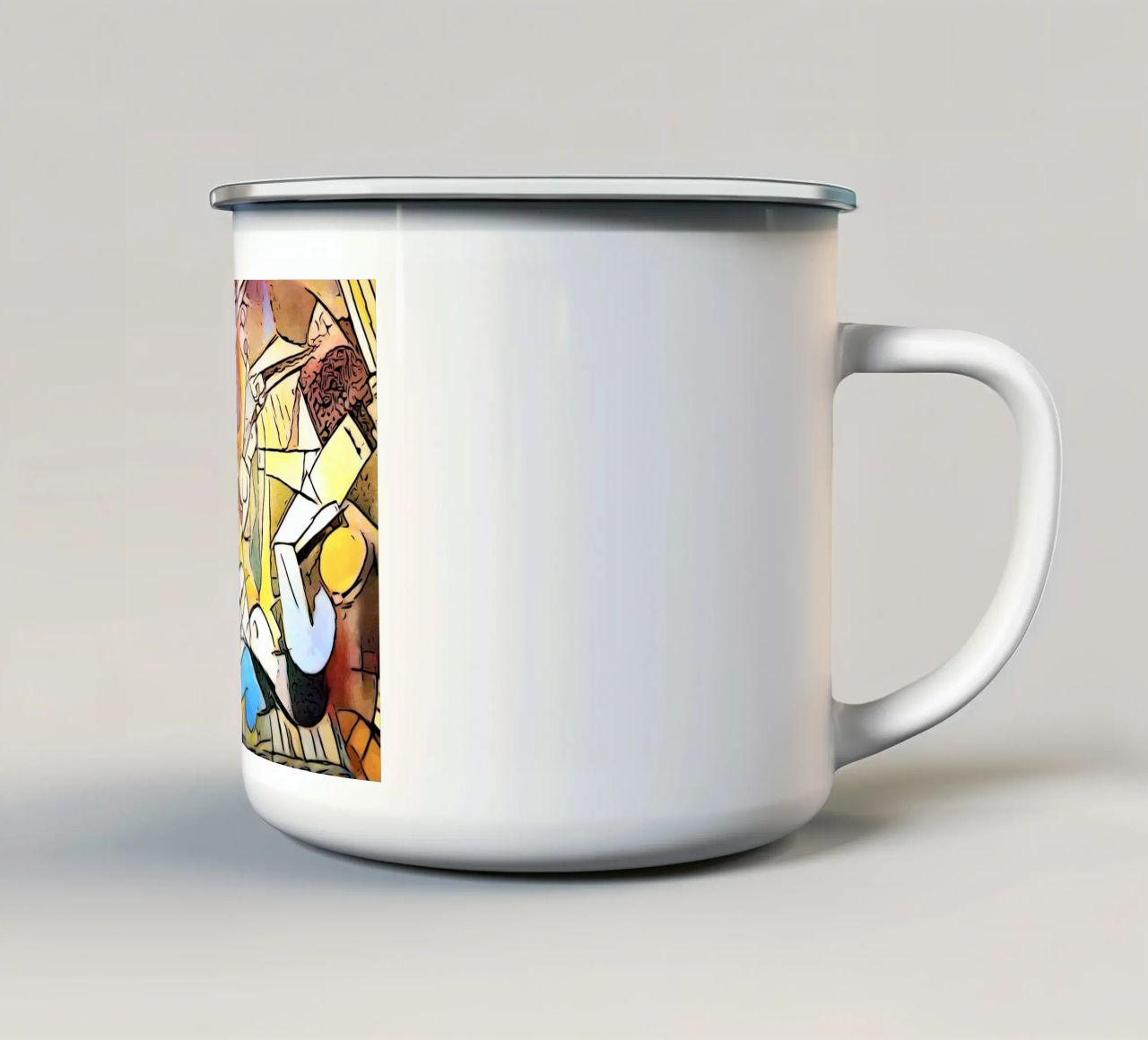 Omaggio a Picasso - Le donne tazza in smalto da ZAMART