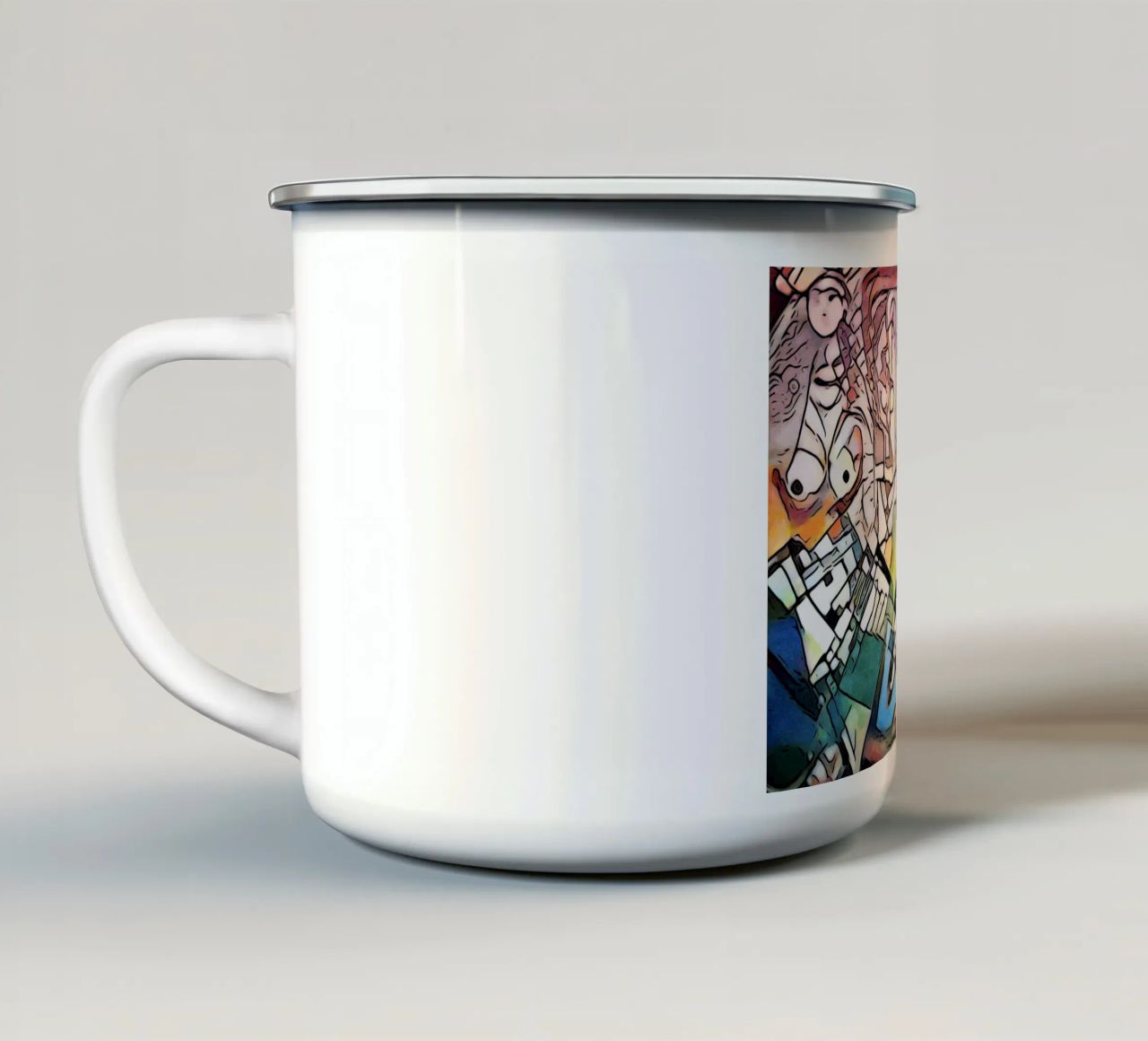 Omaggio a Picasso - Le donne tazza in smalto da ZAMART