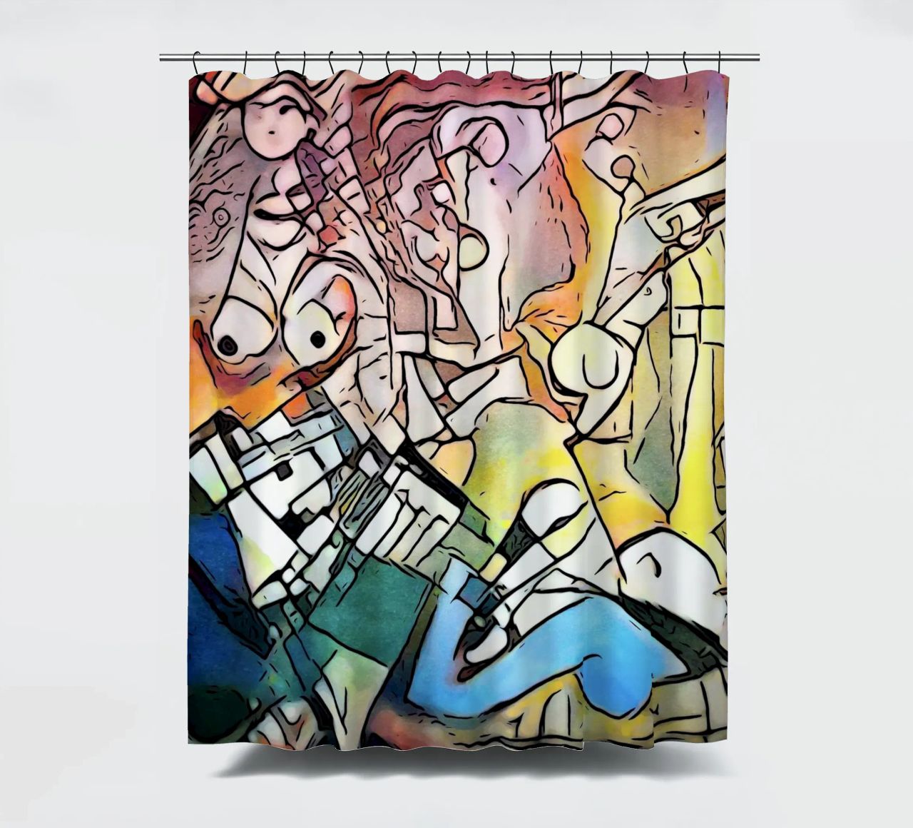Omaggio a Picasso - Le donne tenda da doccia da ZAMART