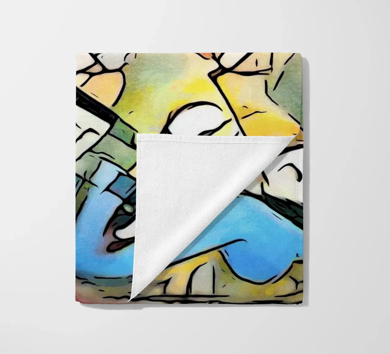 Homage to Picasso - The Women beach towel by ZAMART