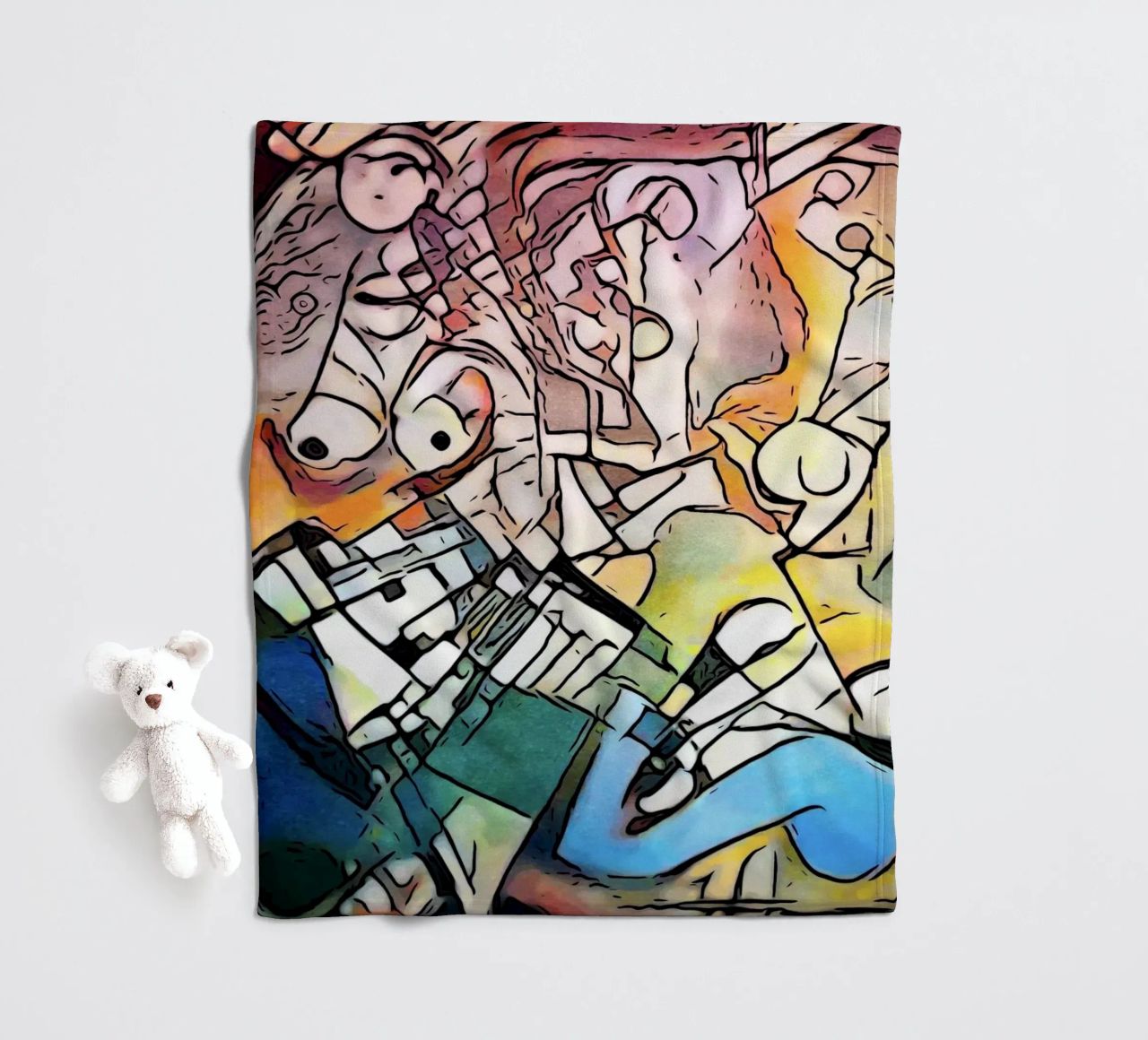 Omaggio a Picasso - Le donne coperta in pile da ZAMART