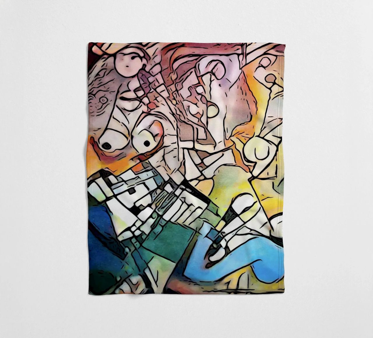 Omaggio a Picasso - Le donne coperta in pile da ZAMART