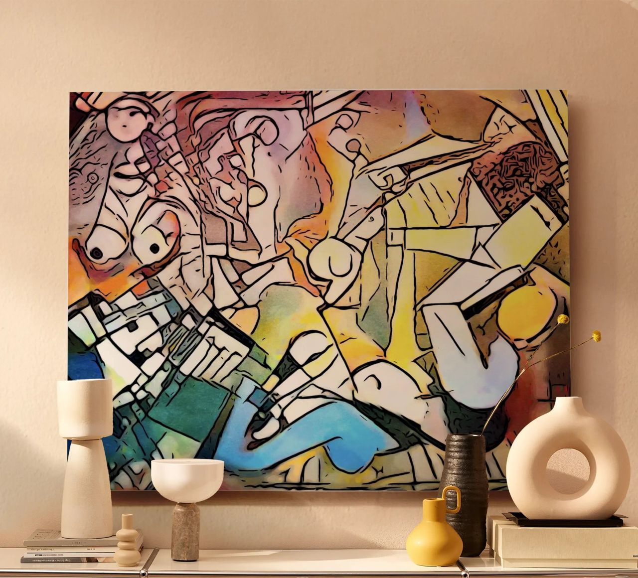 Omaggio a Picasso - Le donne alluminio dibond da ZAMART