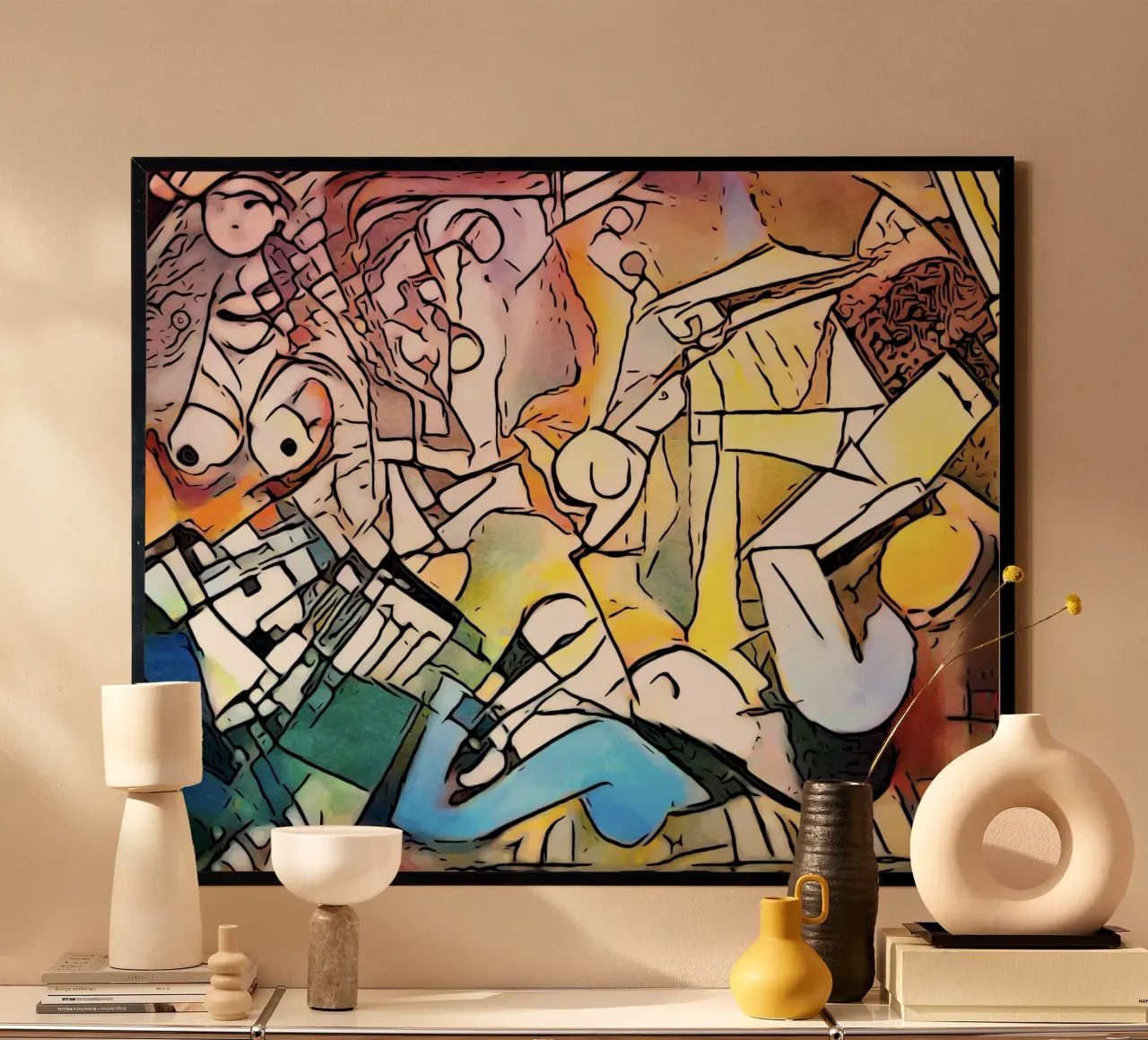 Homenaje a Picasso - Las mujeres hahnemühle de ZAMART