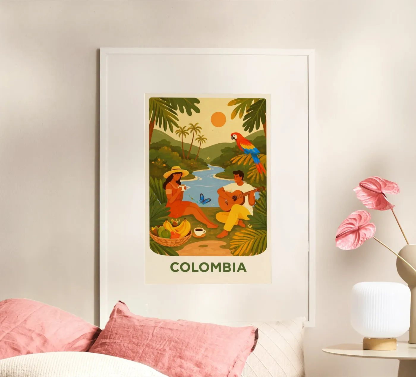 Colombia poster by HomeTraveller