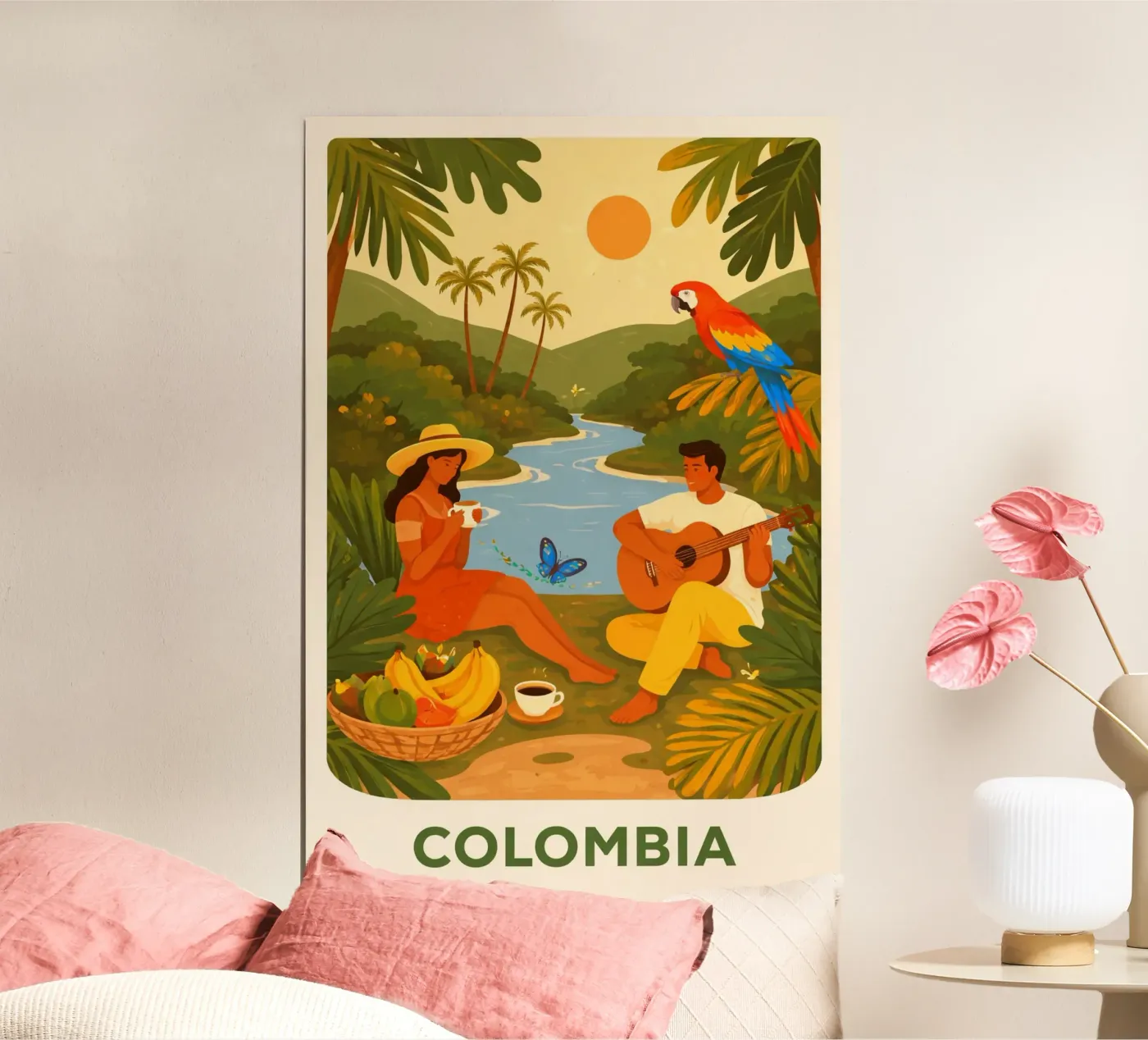Colombia poster by HomeTraveller