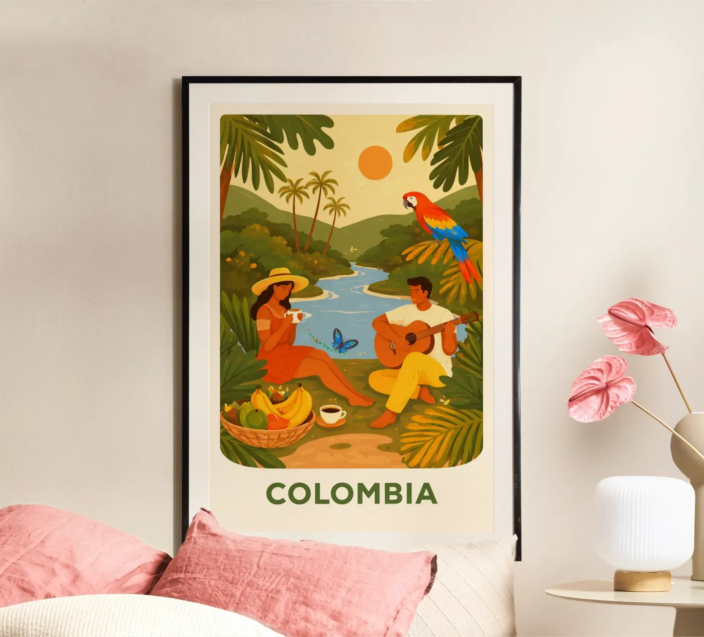 Colombia poster by HomeTraveller