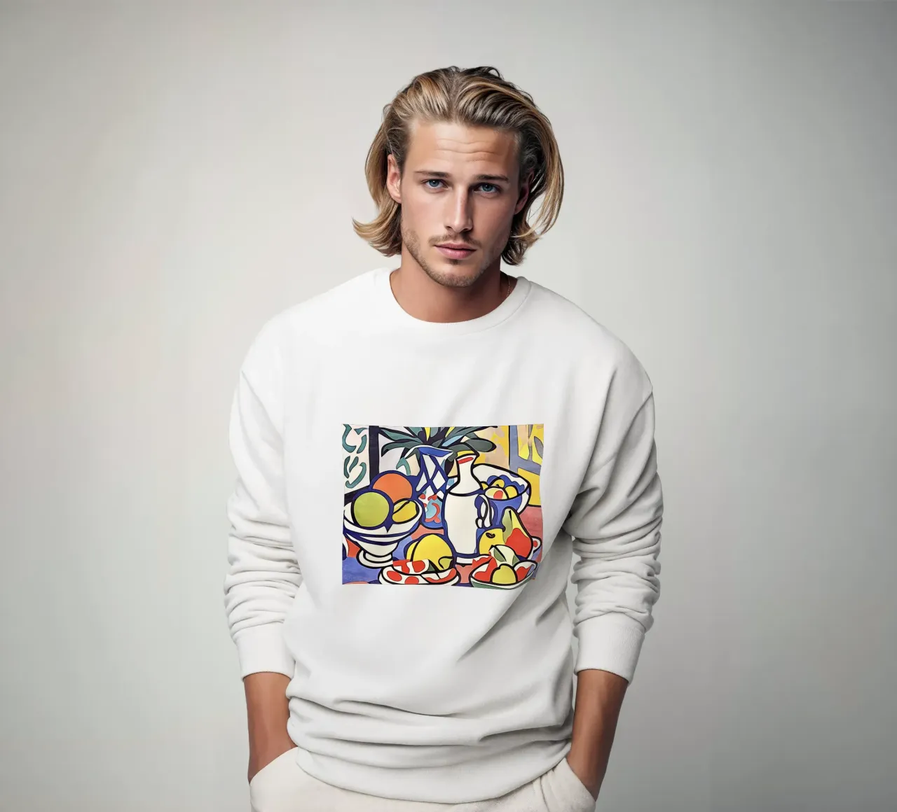 Melk en fruit sweatshirt van ZAMART