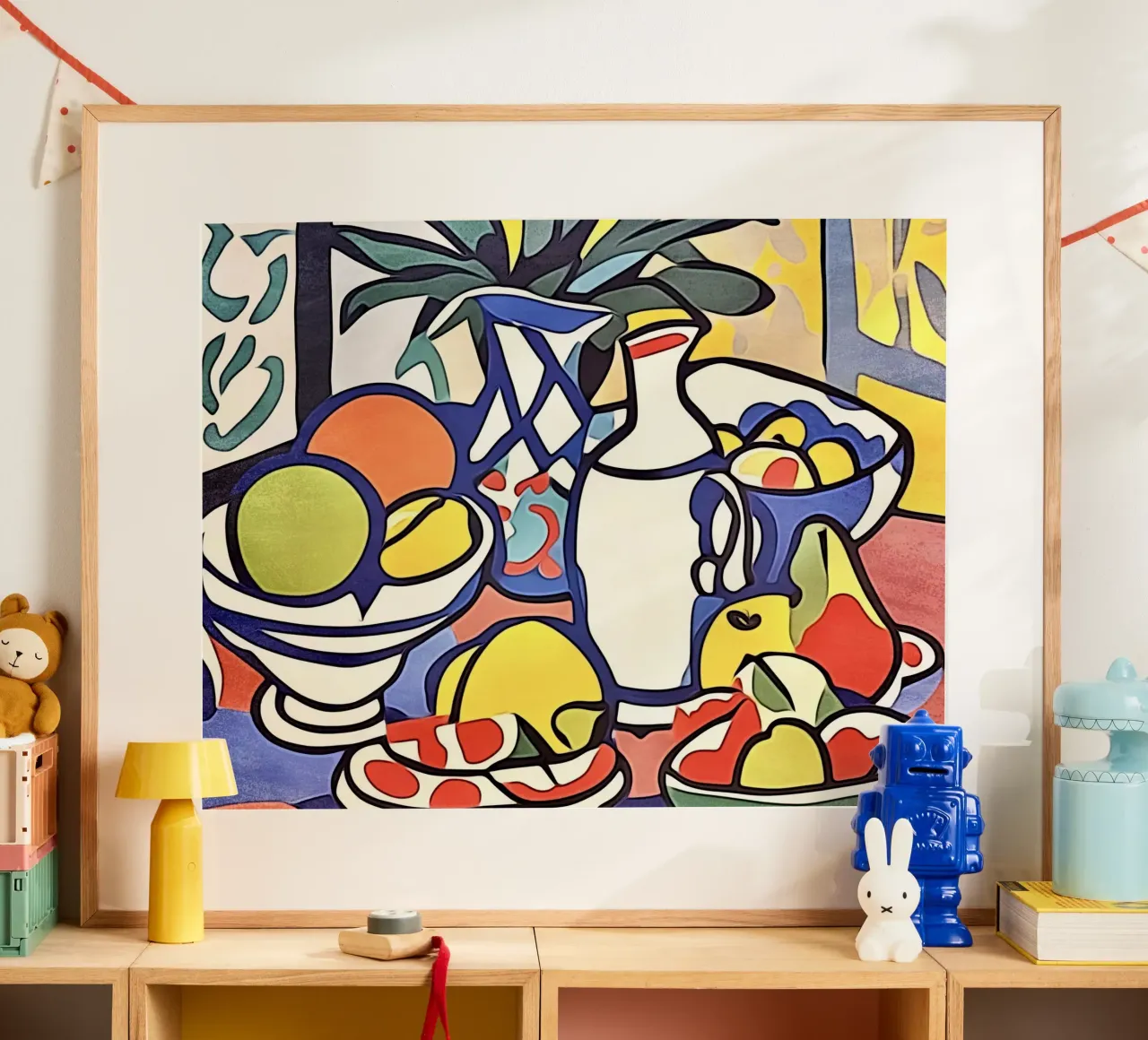 Latte e frutta poster da ZAMART