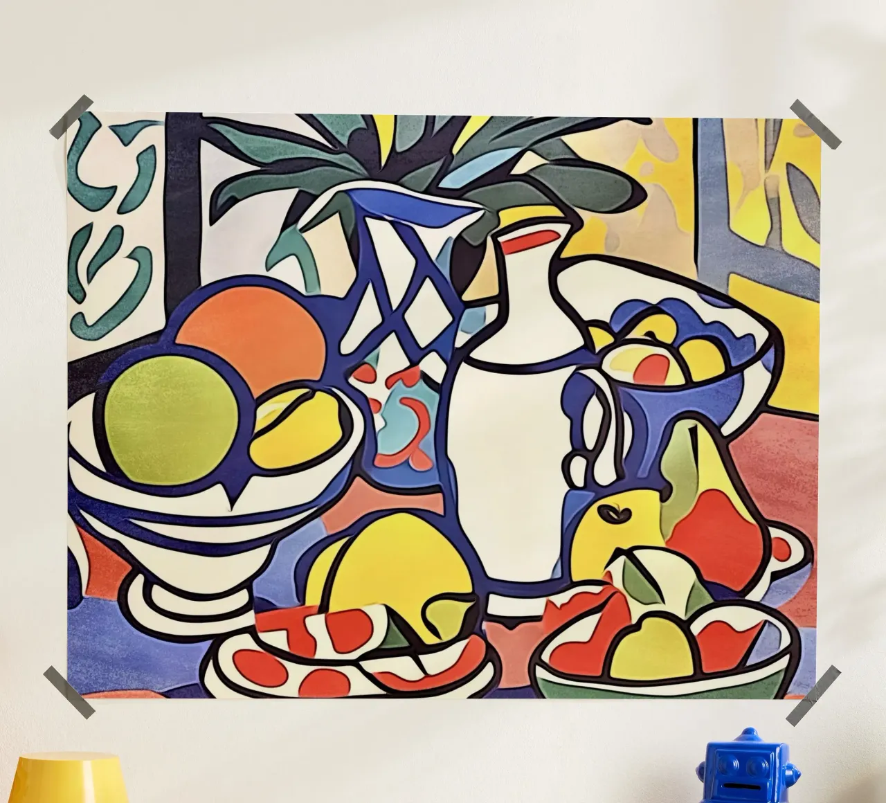 Latte e frutta poster da ZAMART