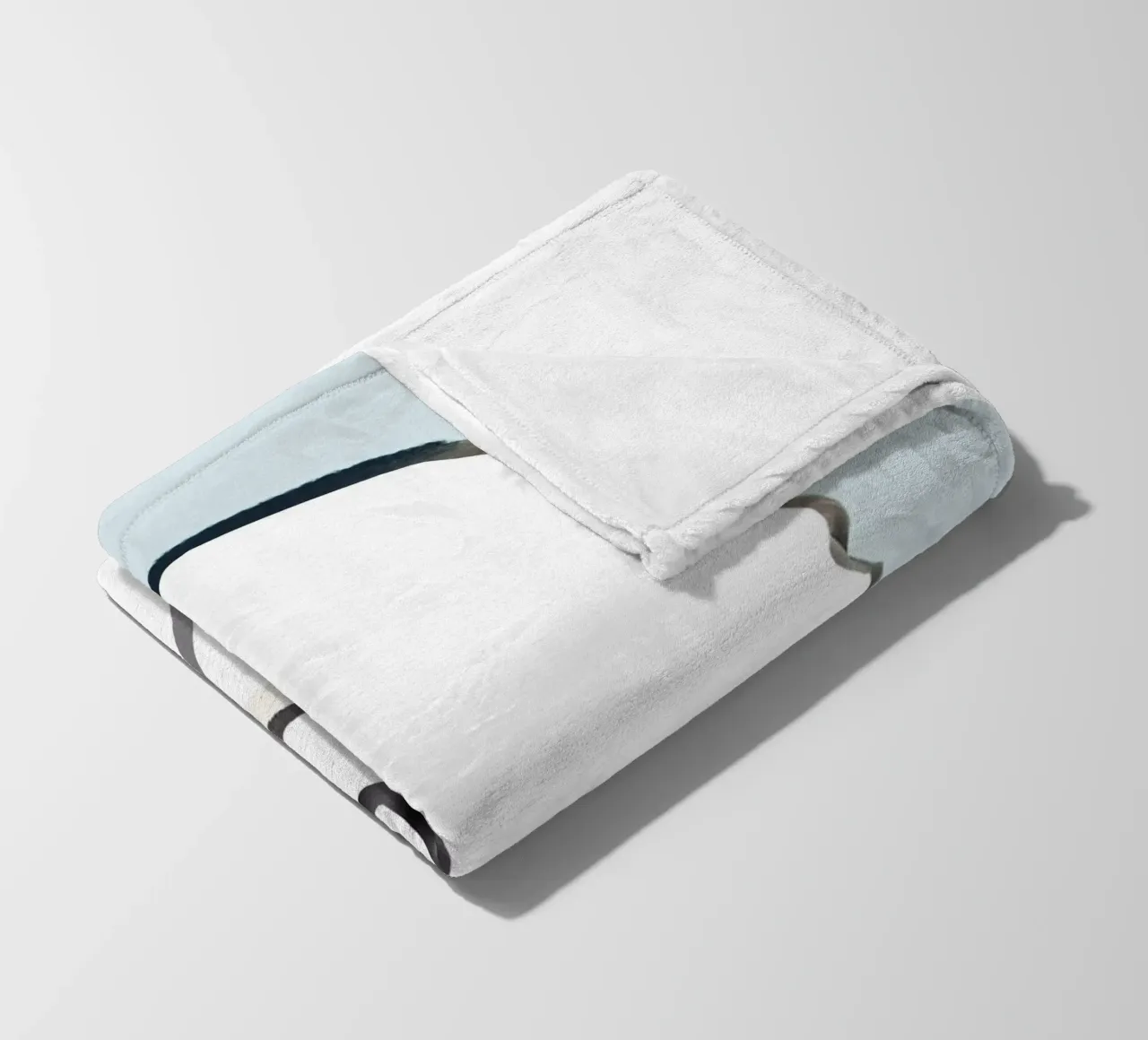 ritratto minimale coperta in pile da dada22