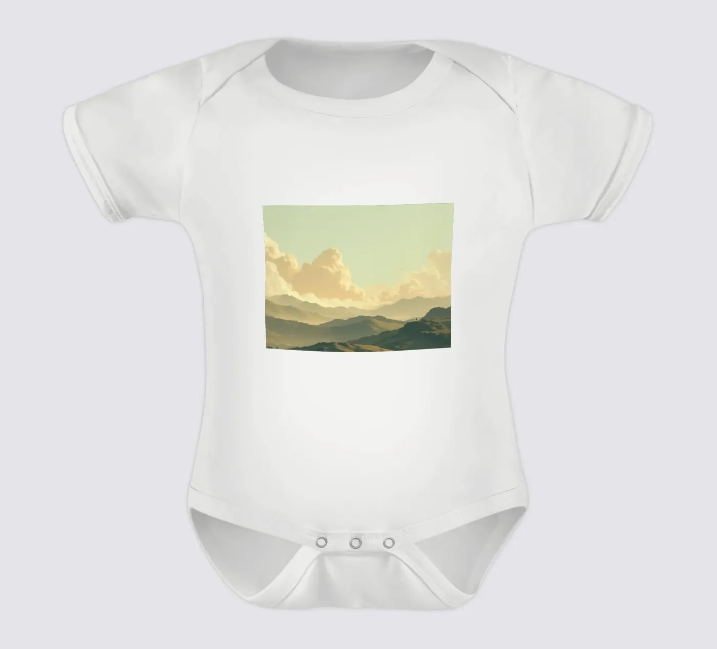Vue sur la montagne body bébé de CASTILO
