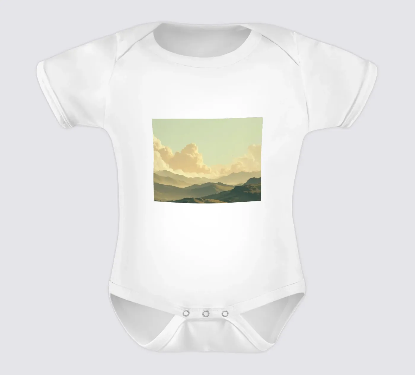 Vue sur la montagne body bébé de CASTILO