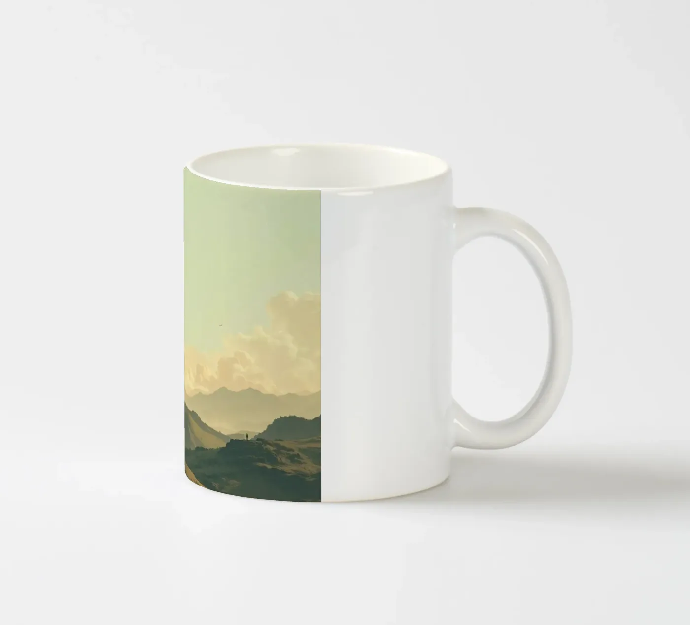 Mountain view ceramic mug by CASTILO