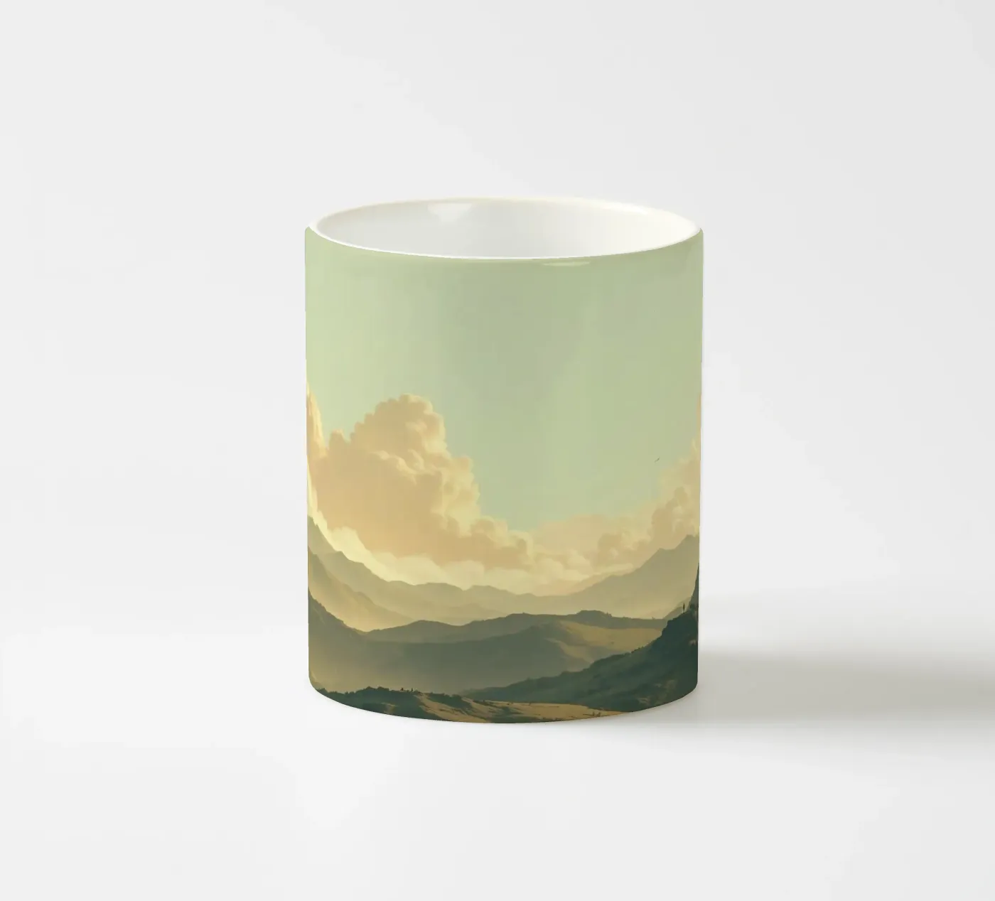 Mountain view ceramic mug by CASTILO