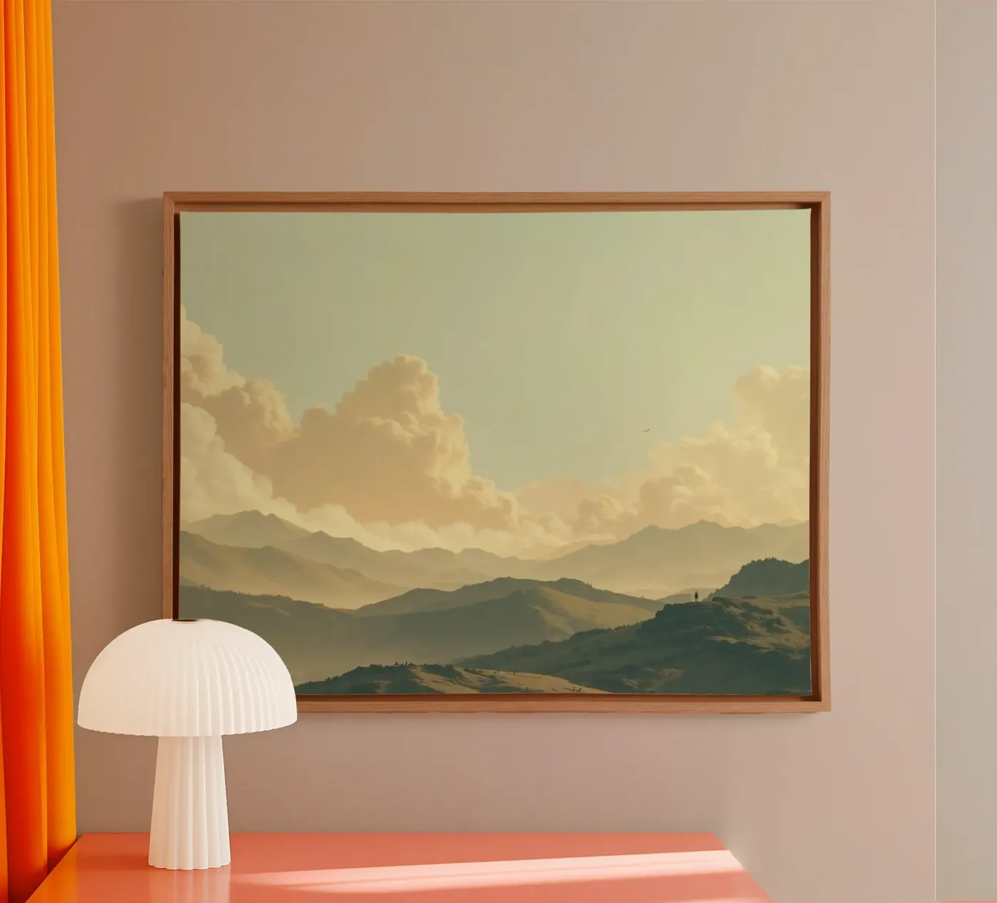 Mountain view canvas by CASTILO